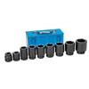 1 IN. DRIVE STANDARD & DEEP LENGTH IMPACT 6 POINT SOCKET SET ( CLOSEOUT )