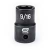 1/2 IN. DRIVE 6 POINT STANDARD IMPACT SAE SOCKET 9/16 IN.