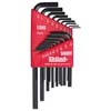 LONG ARM L HANDLE HEX KEY SET 18 PIECES