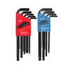 22 PIECE SAE/METRIC BLACK OXIDE BALL-HEX-L KEY SET