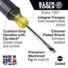 3/16 IN. CABINET SCREWDRIVER 6 INCH ROUND SHANK