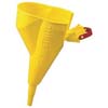 11.25 INCH SLIP-ON YELLOW FUNNEL ATTACHMENT FOR TYPE 1 STEEL SAFETY CANS