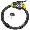 6 FT. X 3/8 IN. Python Adjustable Locking Cable Yellow and Black