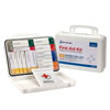 25 PERSON 16 UNIT UNITIZED PLASTIC FIRST AID KIT ANSI COMPLIANT