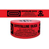 3 IN. X 1000 FT. DANGER CRYSTALLINE SILICA BARRICADE TAPE