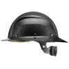 DAX CARON FIBER BLACK GLOSS FULL BRIM HARD HAT