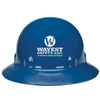 BLUE FIBRE-METAL SUPEREIGHT 8-POINT RATCHET SUSPENSION FULL BRIM HARD HAT