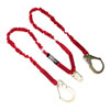 LANYARD 6 FT. INTERNAL SHOCK REBAR HOOKS DOUBLE LEG