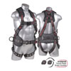 MEDIUM TO LARGE KAPTURE EPIC 5-POINT PADDED 3 D-RINGS QC CHEST TB LEGS FULL BODY HARNESS ANSI