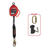 BRUTE 25 FT. CABLE SRL-LE WITH SNAP HOOK INSTALLATION CARABINER AND TAGLINE ANSI