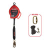BRUTE 50 FT. CABLE SRL-LE WITH SNAP HOOK INSTALLATION CARABINER AND TAGLINE ANSI
