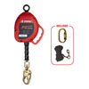 BRUTE 30 FT. CABLE SRL WITH SNAP HOOK INSTALLATION CARABINER AND TAGLINE ANSI