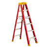 6 Foot Fiberglass Step Ladder, Type IA, 300 Pound Load Capacity