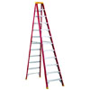 12 FOOT FIBERGLASS STEP LADDER, TYPE IA, 300-POUND LOAD CAPACITY