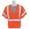 ERB INDUSTRIES 14559 S662 CLASS 3 MESH SAFETY VEST ORANGE LARGE