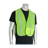 NON-ANSI ONE POCKET HI-VIS LIME SAFETY VEST