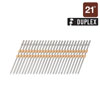 16D 3-1/2 IN. DUPLEX NAILS .131 SMOOTH BRIGHT 2000PK