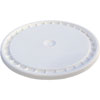 5 GALLON WHITE PLASTIC PAIL LID FOR BUCKET