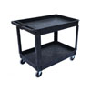 43.7 x 25.6 x 33.5 IN. LIPPED UTILITY CART WITH ERGO HANDLE