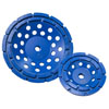 STAR BLUE SEGMENTED DOUBLE ROW CUP GRINDERS (MULTIPLE SIZES AVAILABLE)