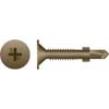 SELF-DRILLING PHILLIPS WAFER HEAD WITH WINGS WAR COATED SCREWS (MULTIPLE SIZES AVAILABLE)