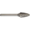 ROUND TREE SHAPE SOLID CARBIDE BURR DOUBLE CUT (MULTIPLE SIZES AVAILABLE)