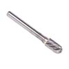 CYLINDRICAL RADIUS END CARBIDE BURR 1/4 SHANK (MULTIPLE OPTIONS AVAILABLE)