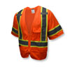 HI-VIS ORANGE TYPE R CLASS 3 MULTIPURPOSE SURVEYOR VEST (MULTIPLE SIZES AVAILABLE)