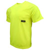 NON-RATED SHORT SLEEVE HI-VIS SAFETY T-SHIRT WITH MAX-DRI (MULTIPLE SIZES AVAILABLE)