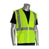 HI-VIS LIME ANSI TYPE 3 CLASS 2 TWO POCKET ZIPPER MESH VEST (MULTIPLE SIZES AVAILABLE)